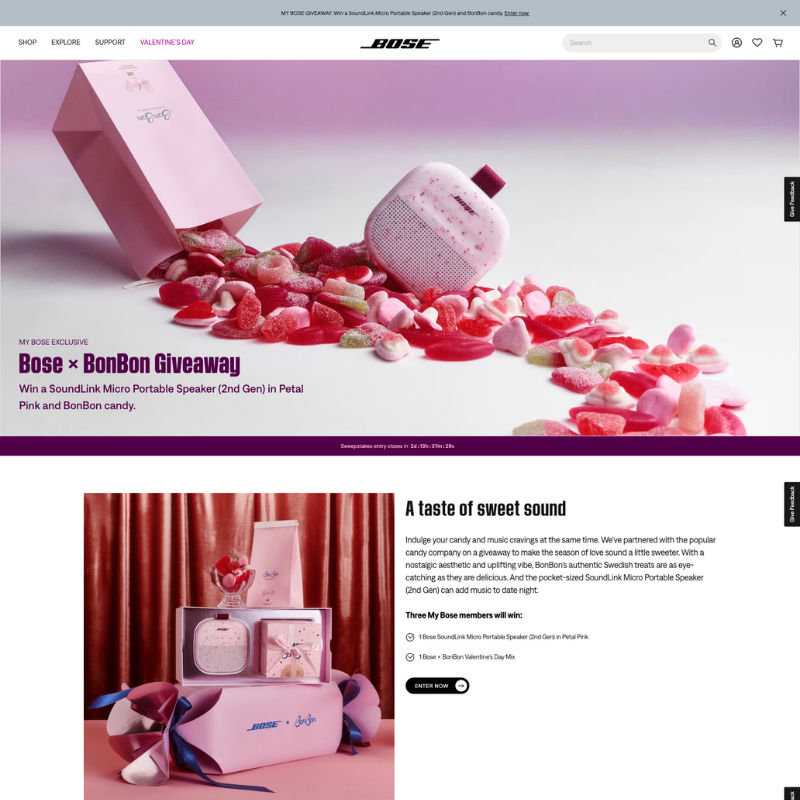 Bose page