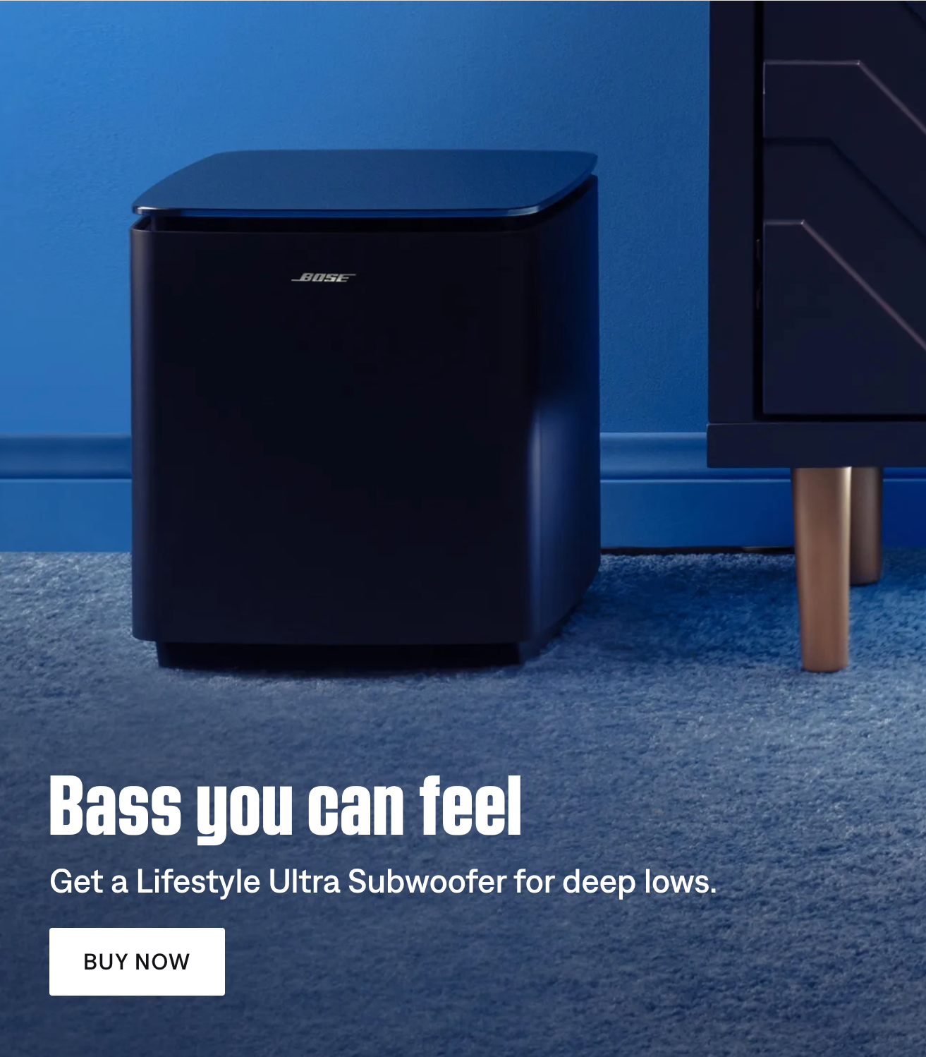 Bose in the home campaign hero