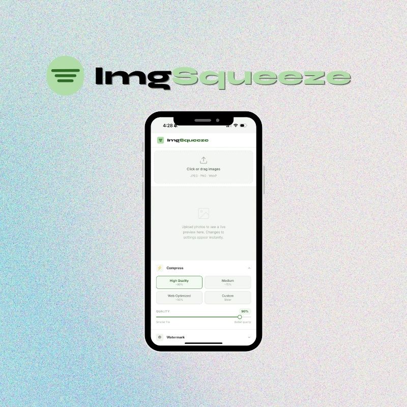 ImgSqueeze app screenshot